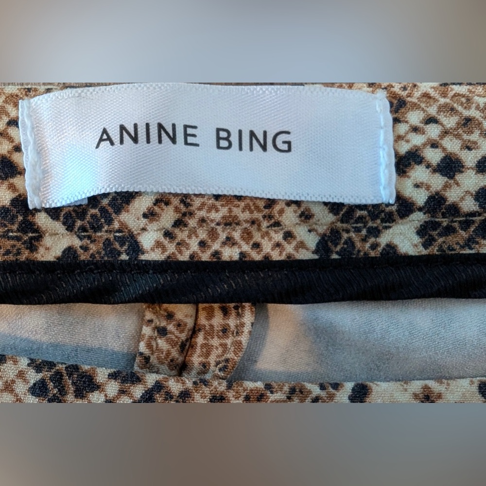 Anine Bing Women’s Python Print Split Cuff Cigare… - image 7